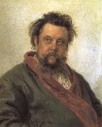 Ilya Repin Portrait of Modest Mussorgsky France oil painting artist